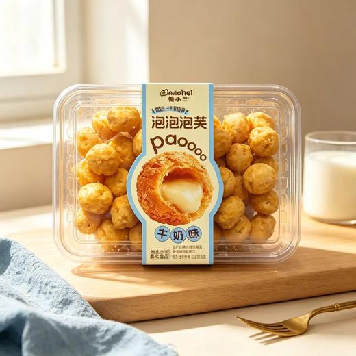 泡芙牛奶味160g（保质期到2026年11月2日，介意勿拍） 商品图0