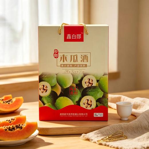 鑫白郧木瓜酒730ml*6瓶/提 商品图1