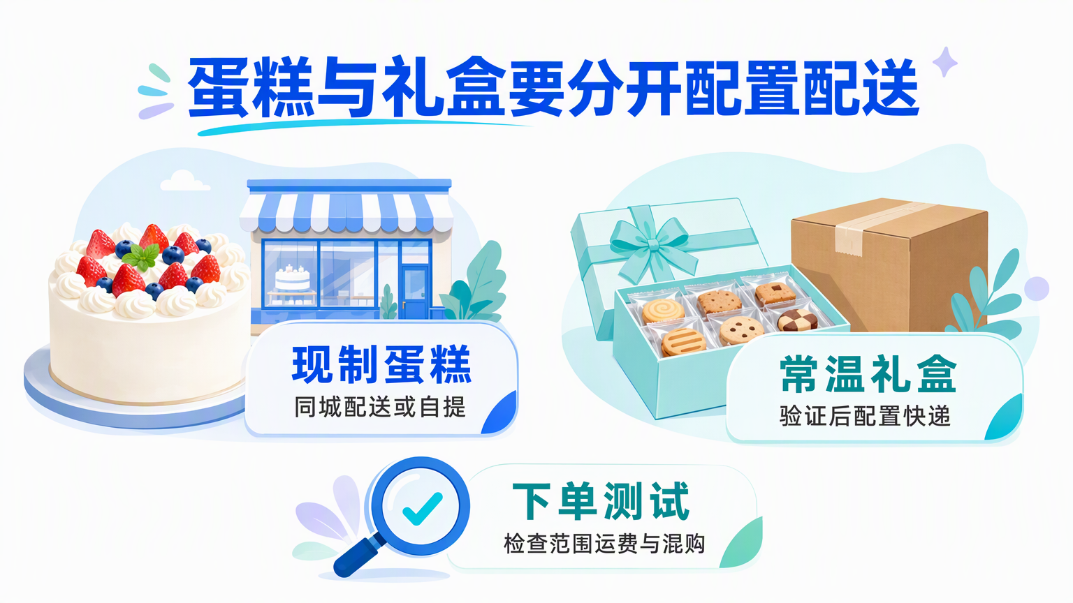 蛋糕店小程序怎么设置同城配送与全国快递?