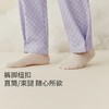 Threegun三枪 【棋盘格绒布】翻领开襟长袖长裤女士家居套家居服-82262D011 商品缩略图3