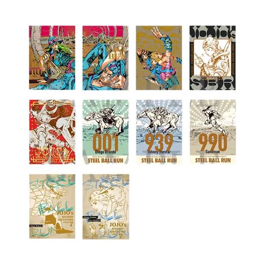 JOJO的奇妙冒险 SBR原画展 第二弹 透卡 全10种 谷子 商品图0