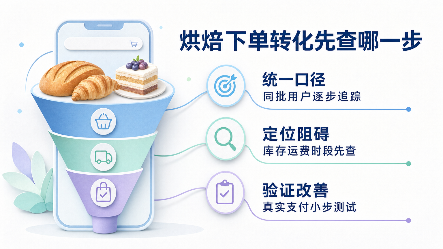 烘焙小程序下单转化率低怎么排查和优化