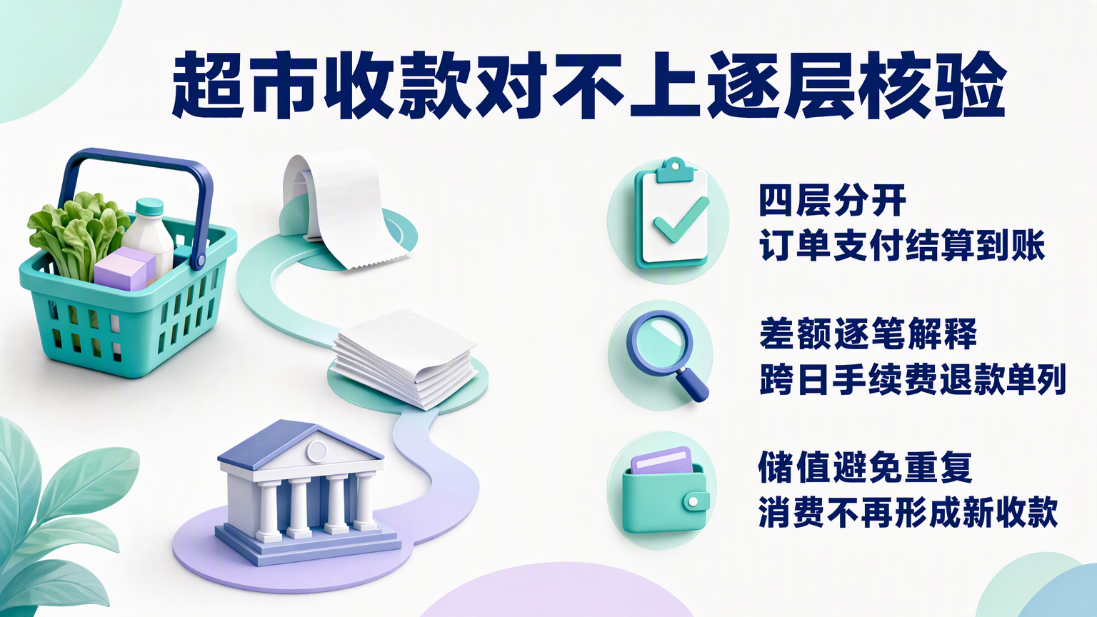超市多渠道收款对不上怎么办及对账排查步骤