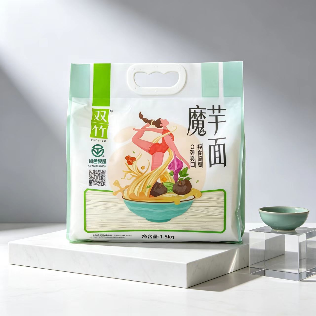 双竹魔芋面1.5kg