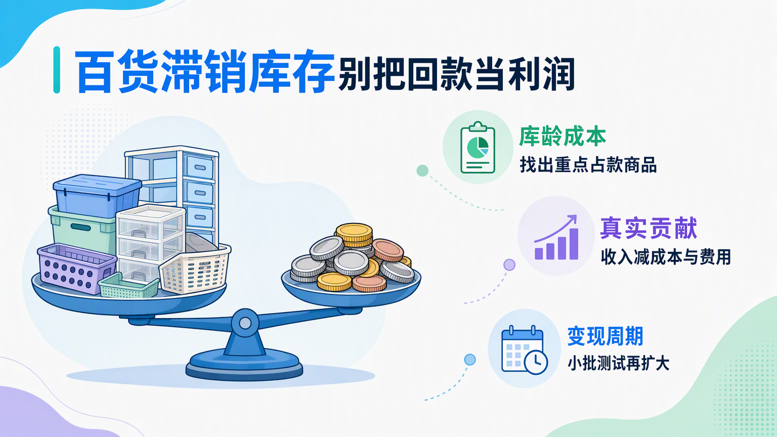 百货店滞销商品占用资金的库存促销处理方法