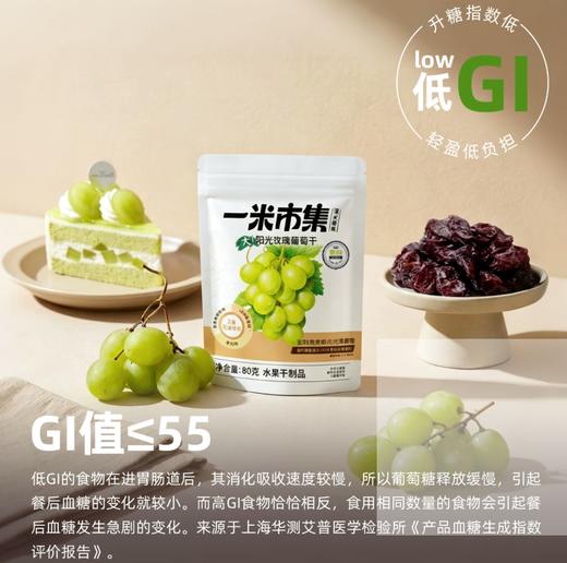 集阳光玫瑰葡萄干80g 商品图0